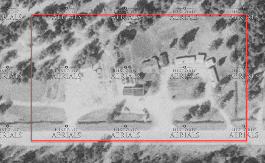 Timbercrest Cabins and Campground - 1973 Aerial (newer photo)